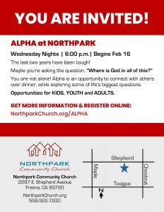 You are Invited to ALPHA
