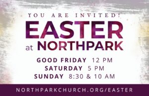 Easter invite card front